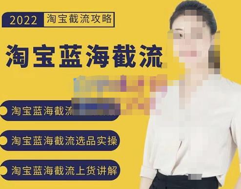 2022淘宝蓝海截流攻略，淘宝蓝海截流选品上货实操讲解多客网创-网创项目资源站-副业项目-创业项目-搞钱项目多客网创