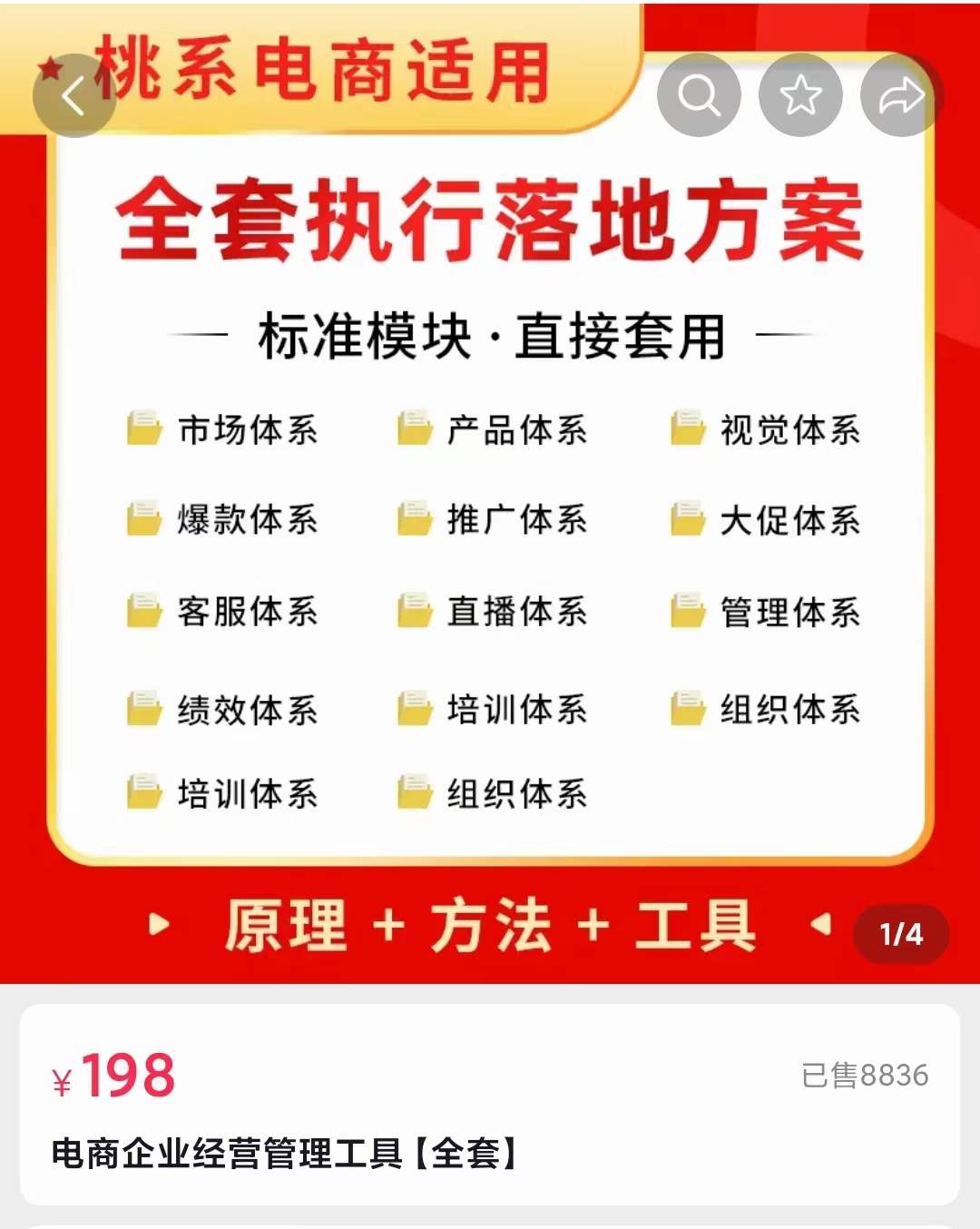 外面卖198·电商企业经营管理工具：全套执行落地方案 标准模块·直接套用多客网创-网创项目资源站-副业项目-创业项目-搞钱项目多客网创