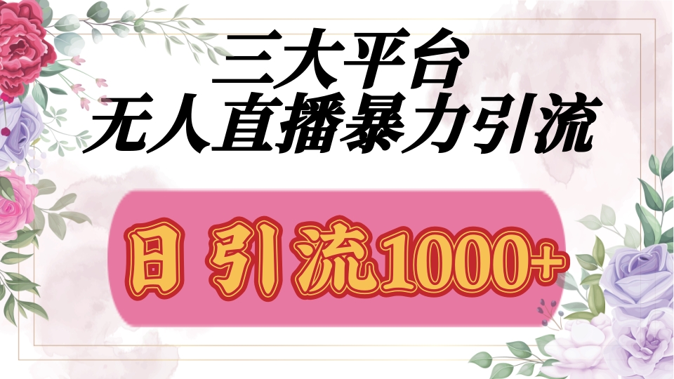 抖音，快手，视频号全平台通用，无人直播引流法，利用图片,模板,整套话术挂机全天支持矩阵操作，无限设备多开，超暴力引流，1000+高质量精准创业粉多客网创-网创项目资源站-副业项目-创业项目-搞钱项目多客网创