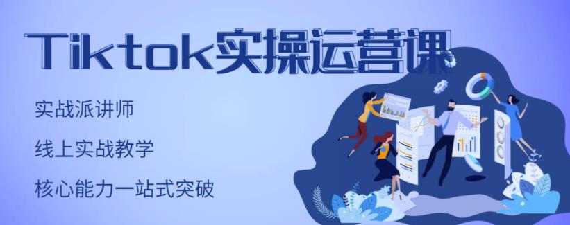 TikTok实操运营课，手把手账号实战，适合零基础Tiktok新人多客网创-网创项目资源站-副业项目-创业项目-搞钱项目多客网创