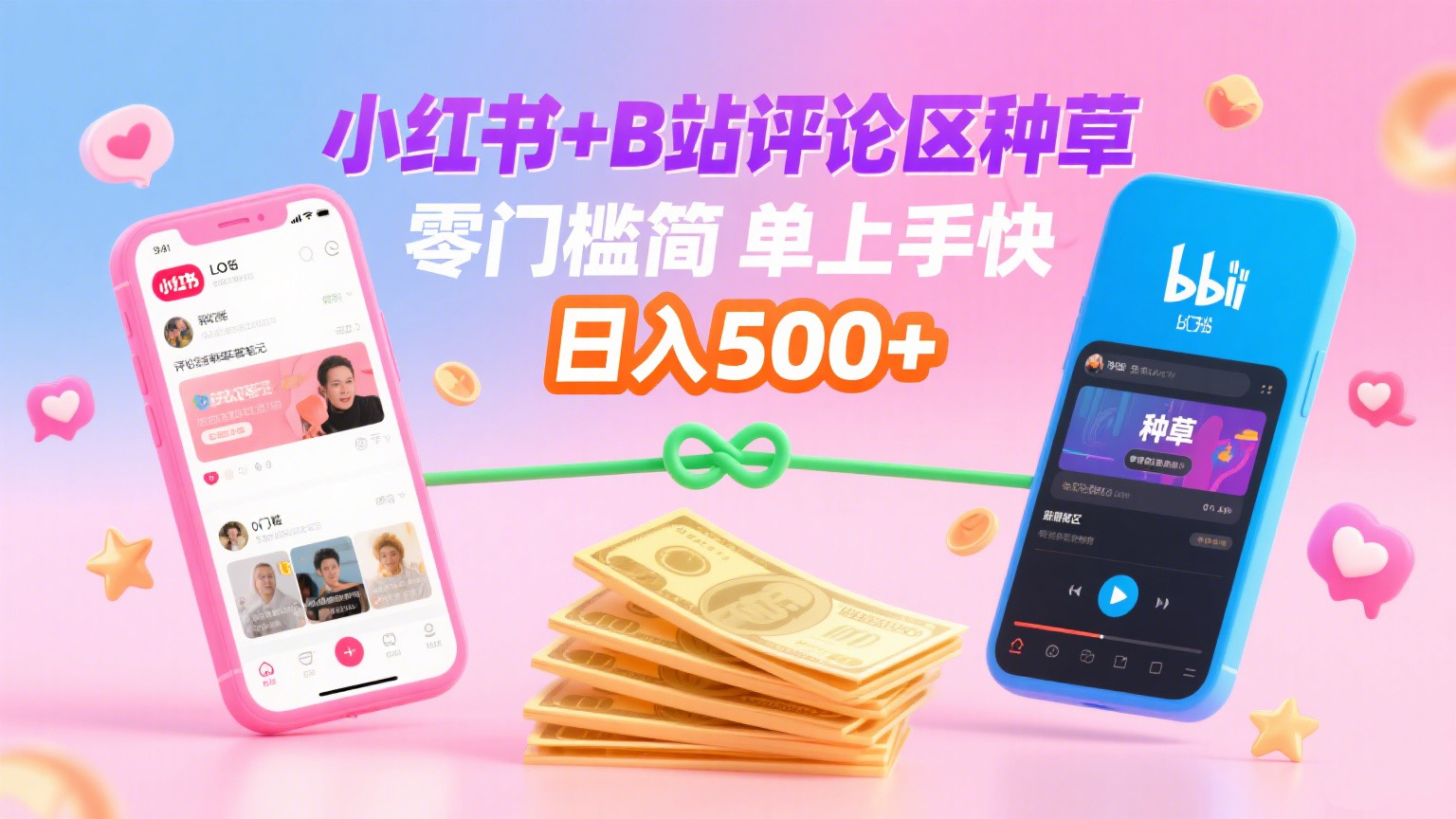小红书+B站评论区种草，0门槛1分钟一单，只需复制粘贴，日入500+多客网创-网创项目资源站-副业项目-创业项目-搞钱项目多客网创