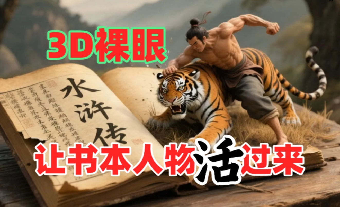 书本人物裸眼3D视频，一条视频收益过千，保姆级教程多客网创-网创项目资源站-副业项目-创业项目-搞钱项目多客网创