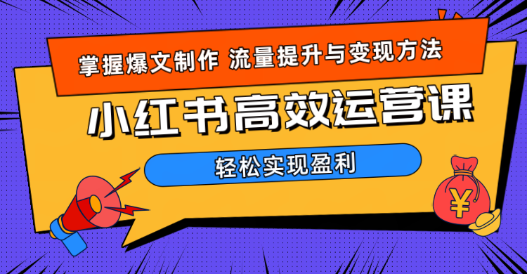 价值980小红书运营操作指南多客网创-网创项目资源站-副业项目-创业项目-搞钱项目多客网创