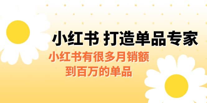 某公众号付费文章《小红书 打造单品专家》小红书有很多月销额到百万的单品多客网创-网创项目资源站-副业项目-创业项目-搞钱项目多客网创