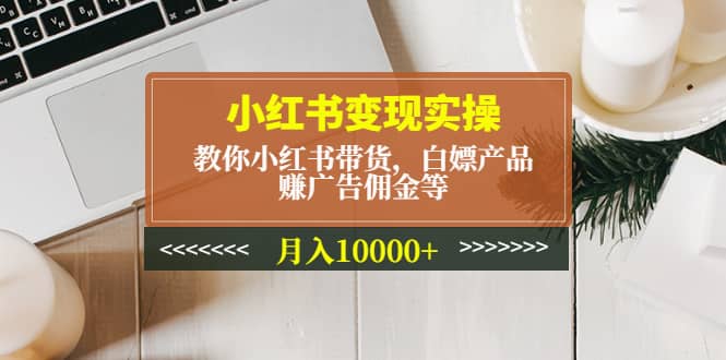小红书变现实操：教你小红书带货，白嫖产品，赚广告佣金等多客网创-网创项目资源站-副业项目-创业项目-搞钱项目多客网创