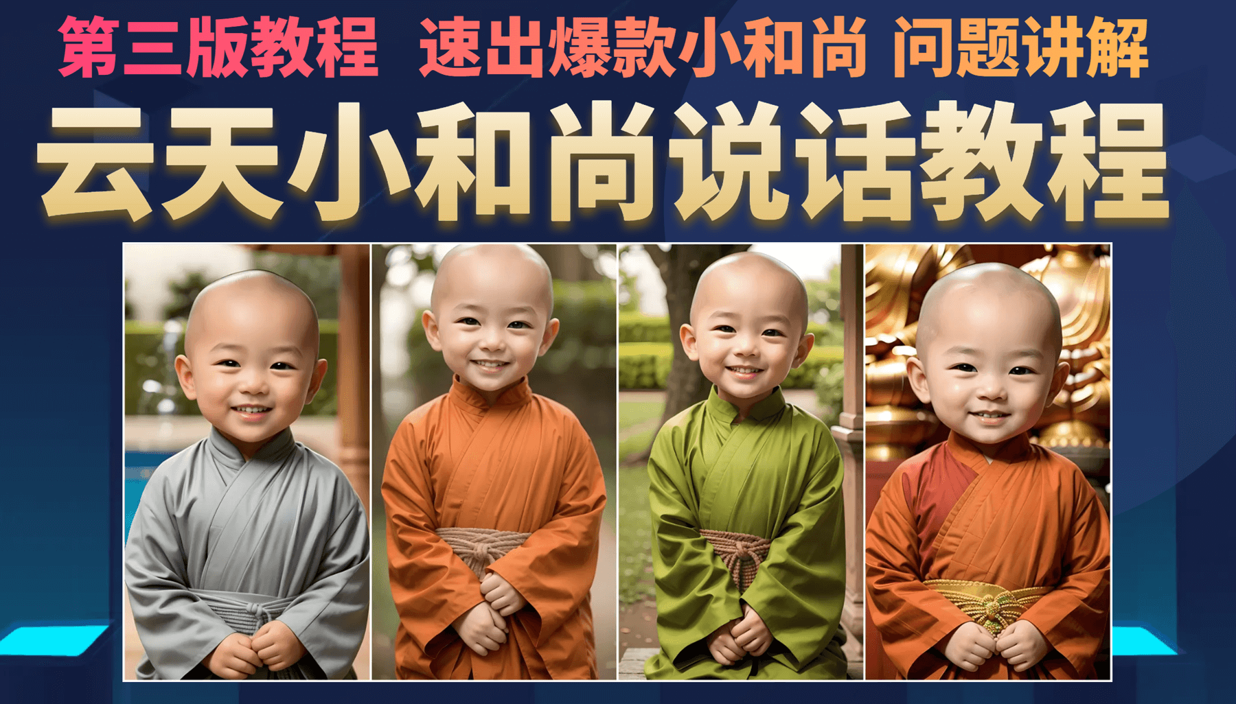 云天小和尚会说话，7天万粉（第3版教程）多客网创-网创项目资源站-副业项目-创业项目-搞钱项目多客网创