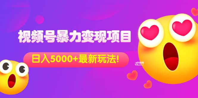 外面收费699的视频号暴力变现项目，日入5000+，简单易操作当天见效果多客网创-网创项目资源站-副业项目-创业项目-搞钱项目多客网创