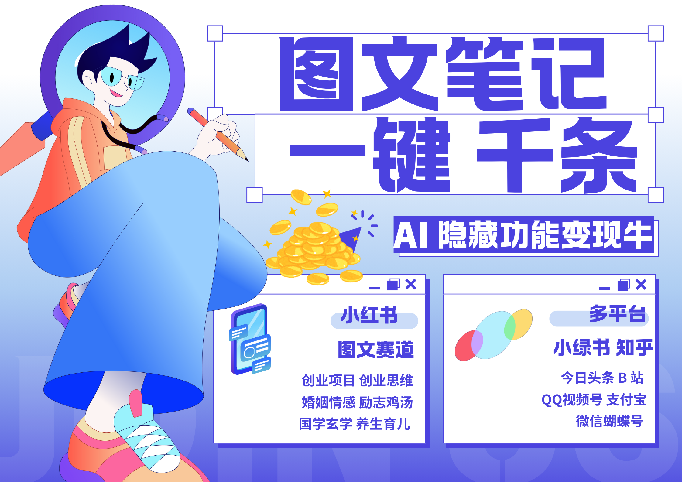 小红书小绿书 秒生图文一键千条 轻松变现3W+多客网创-网创项目资源站-副业项目-创业项目-搞钱项目多客网创