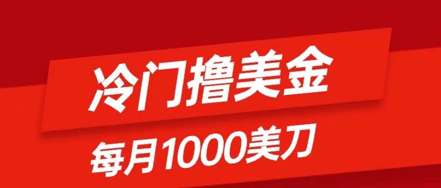 冷门撸美金项目：只需无脑发帖子，每月1000刀，小白轻松掌握多客网创-网创项目资源站-副业项目-创业项目-搞钱项目多客网创