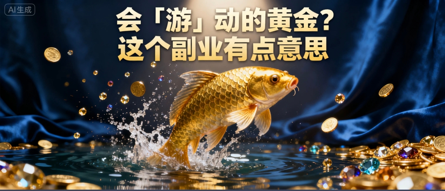 单号月销1.5W+！AI“凭空造鱼”带货新玩法，小白3分钟出一个爆款视频多客网创-网创项目资源站-副业项目-创业项目-搞钱项目多客网创