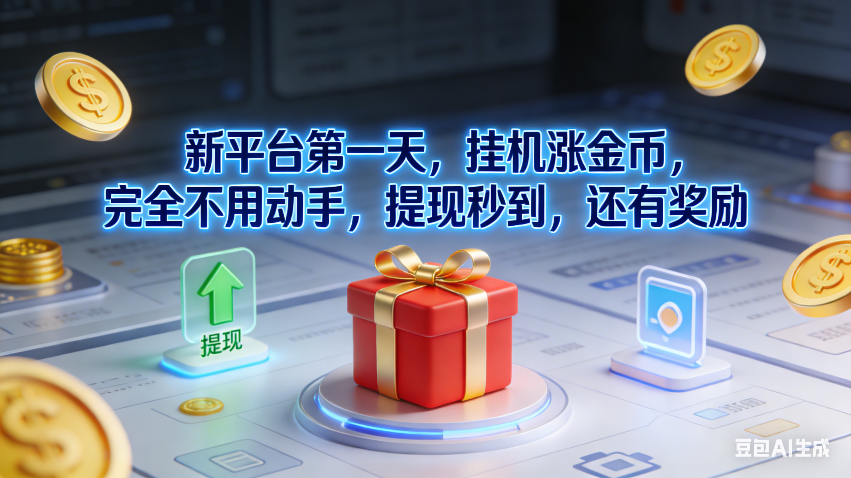 新平台第一天，挂机涨金币，完全不用动手，提现秒到，还有奖励多客网创-网创项目资源站-副业项目-创业项目-搞钱项目多客网创